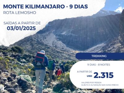 Monte Kilimanjaro - 9 dias